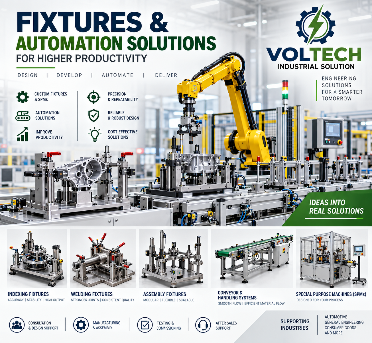 Fixtures and automation solutions